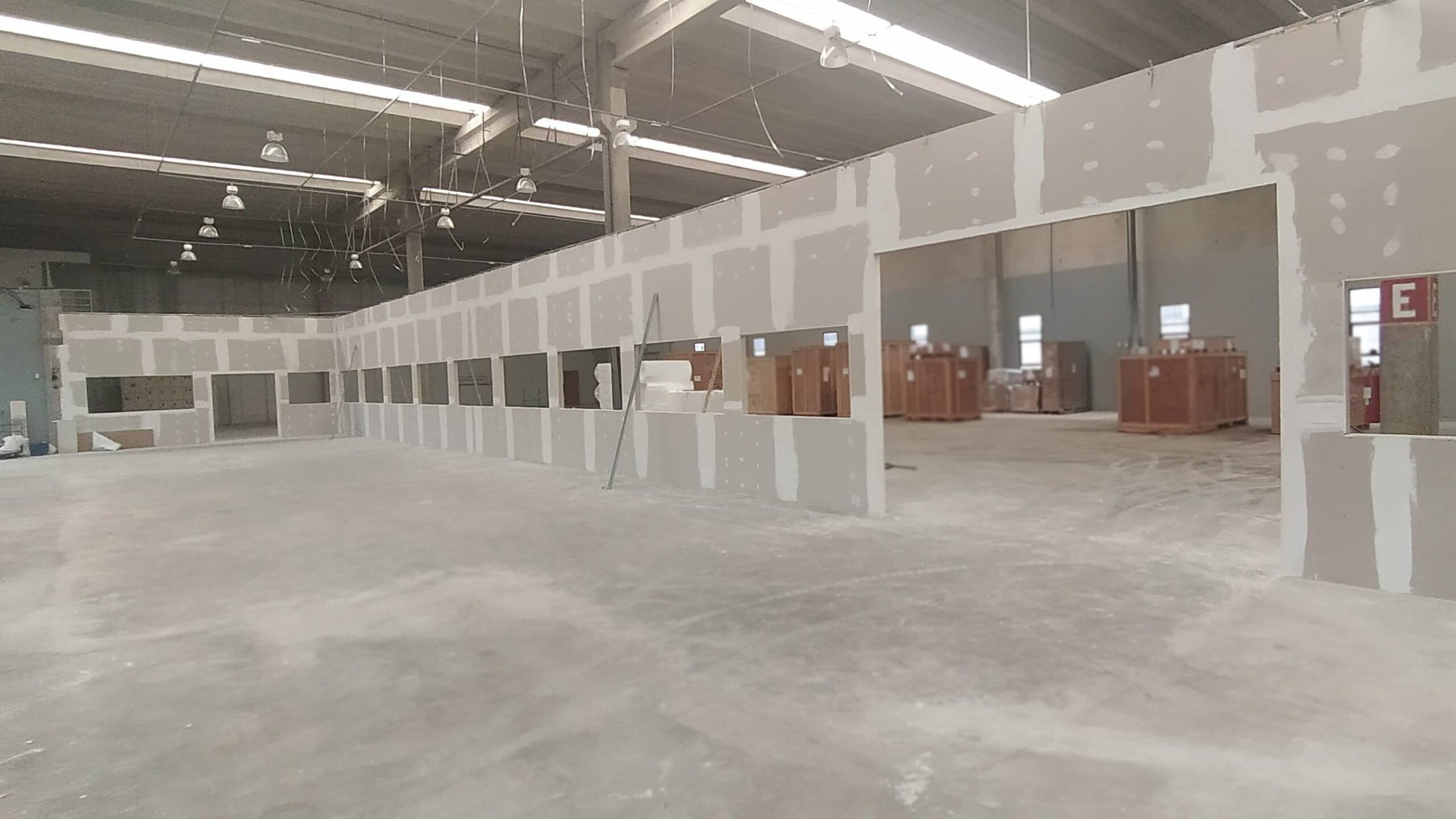 Parede drywall (antes)