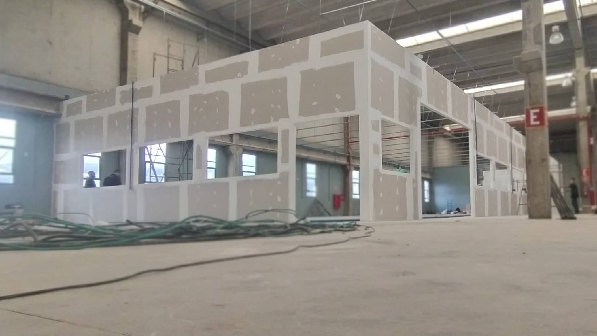 Parede drywall (antes)