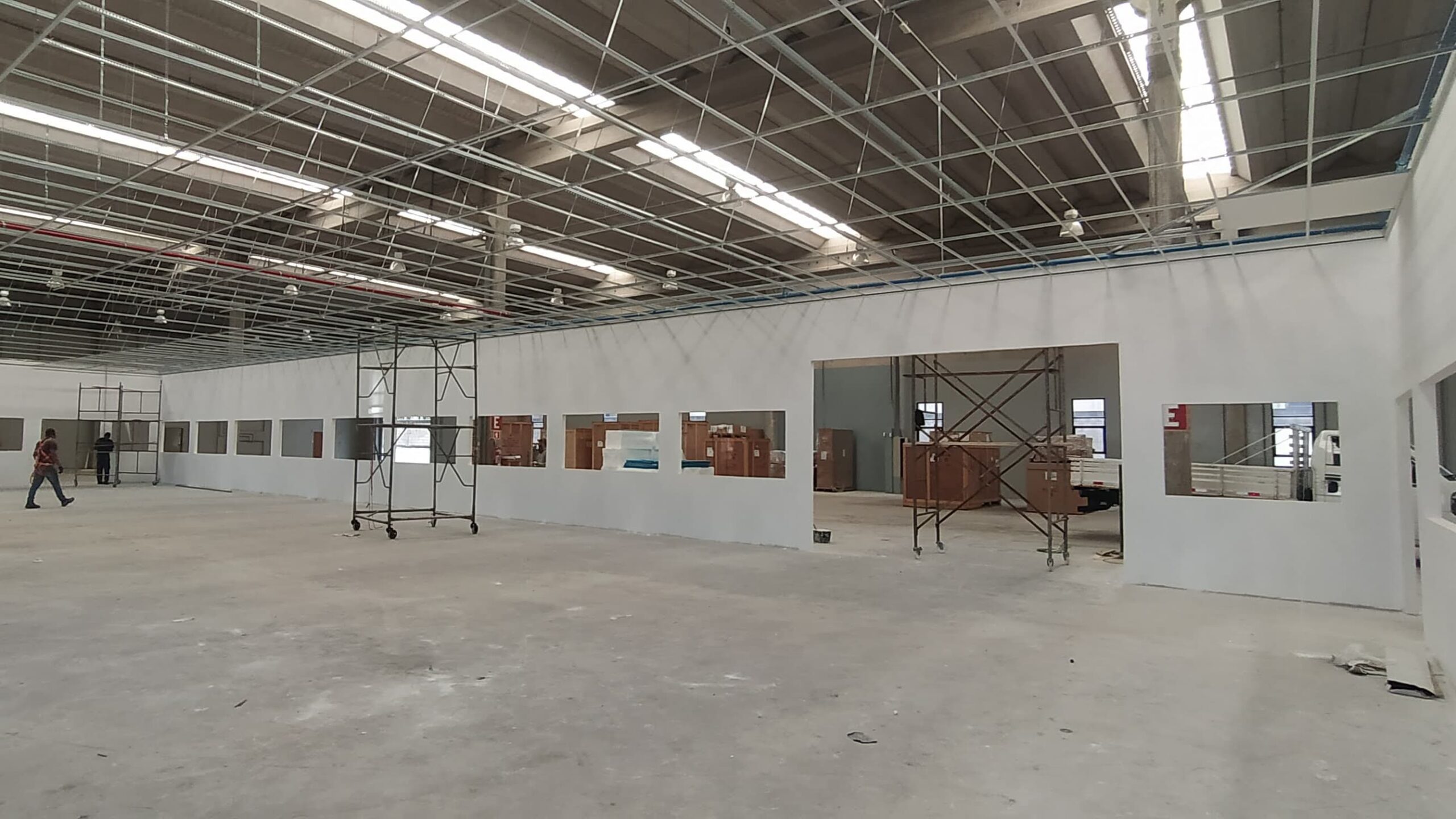 Parede drywall (antes)