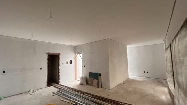Forro de drywall acabado com pintura